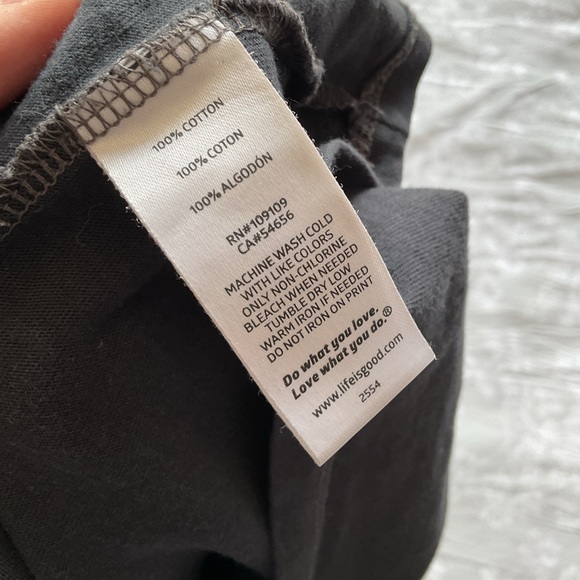 Life is Good Navy V-Neck Crusher Tee - Picture 7 of 11